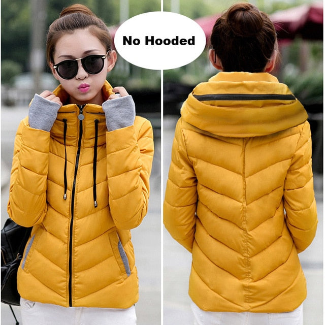 Slim Cotton Padded Winter Jackets