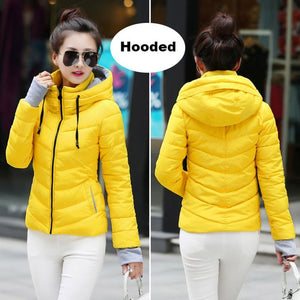 Slim Cotton Padded Winter Jackets