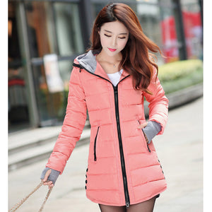 Candy Color Cotton Padded Jacket