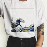 Japanese Wave Harajuku T-shirt