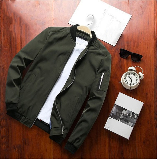 Casual Slim Bomber Jackets