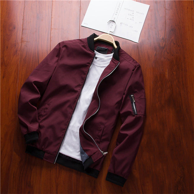 Casual Slim Bomber Jackets