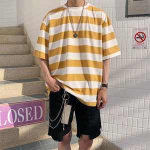 Streetwear Striped Tshirt