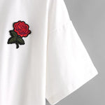 Rose Embroidery  Women Top